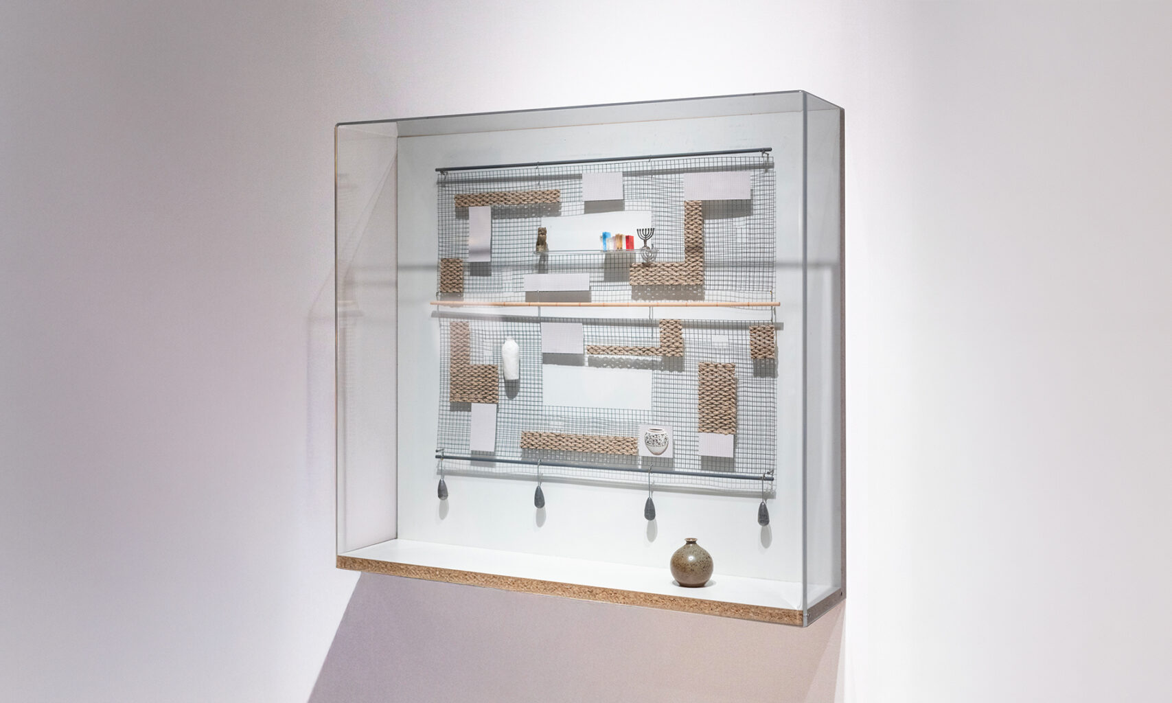 Maquette Wall mockup ‘Arazzi Metallici’ Andrea Branzi