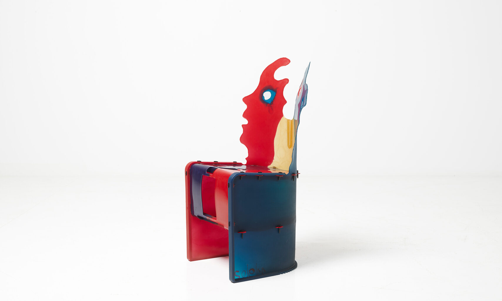 'Nobody's perfect' chair Gaetano Pesce